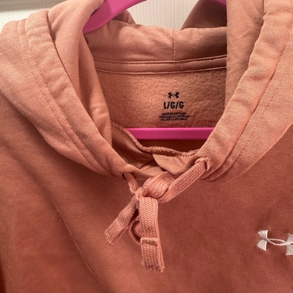 Under Armour Peach Hoodie with Logo - Picture 3 of 5